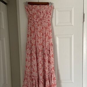 Hello Molly Pink Strapless Sundress for Weddings